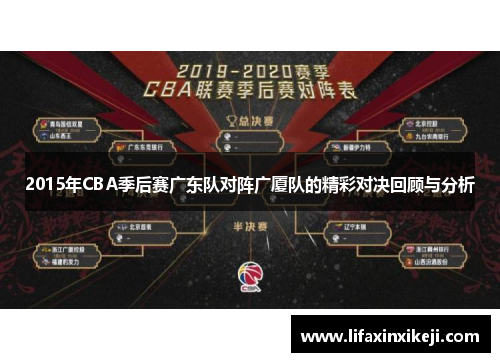2015年CBA季后赛广东队对阵广厦队的精彩对决回顾与分析